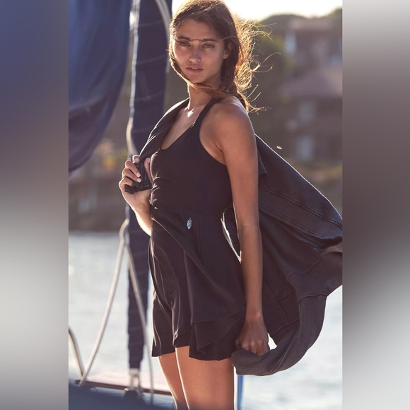 NEW Free People Good Karma Tennis Dress with Shorts [Set] - Picture 4 of 10